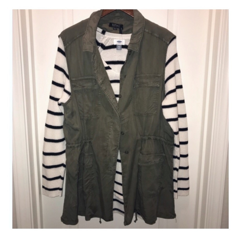 NWT Buffalo by David Bitton Green Utility Vest XXL
